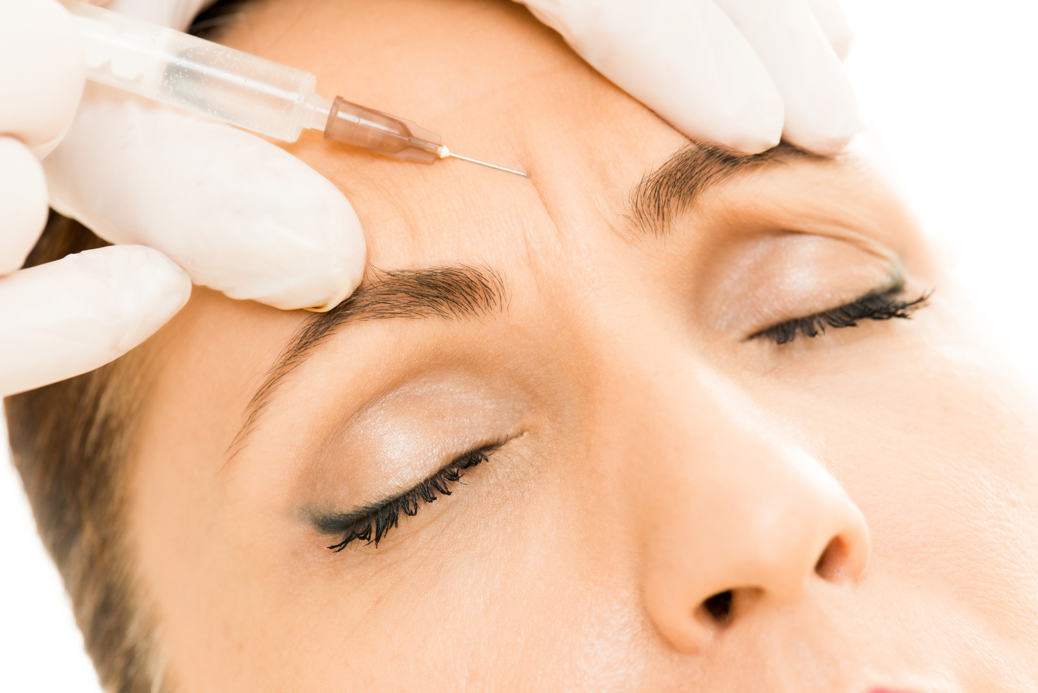 Botox in wrinkle